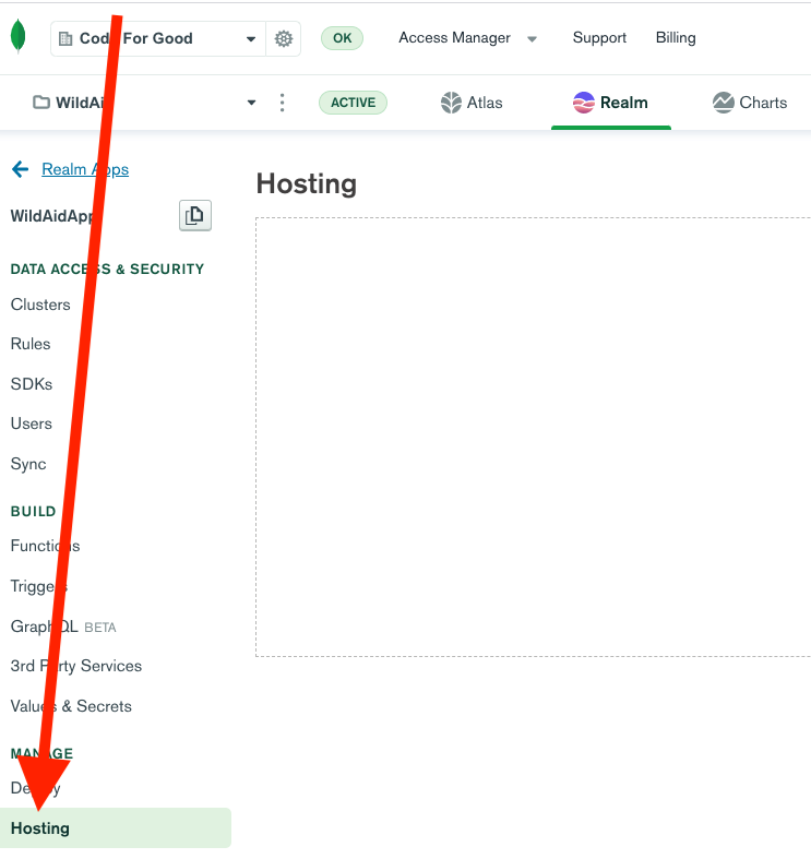 How to get to where Hosting is located